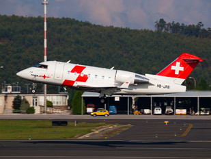 HB-JRB - REGA Swiss Air Ambulance  Canadair CL-600 Challenger 604