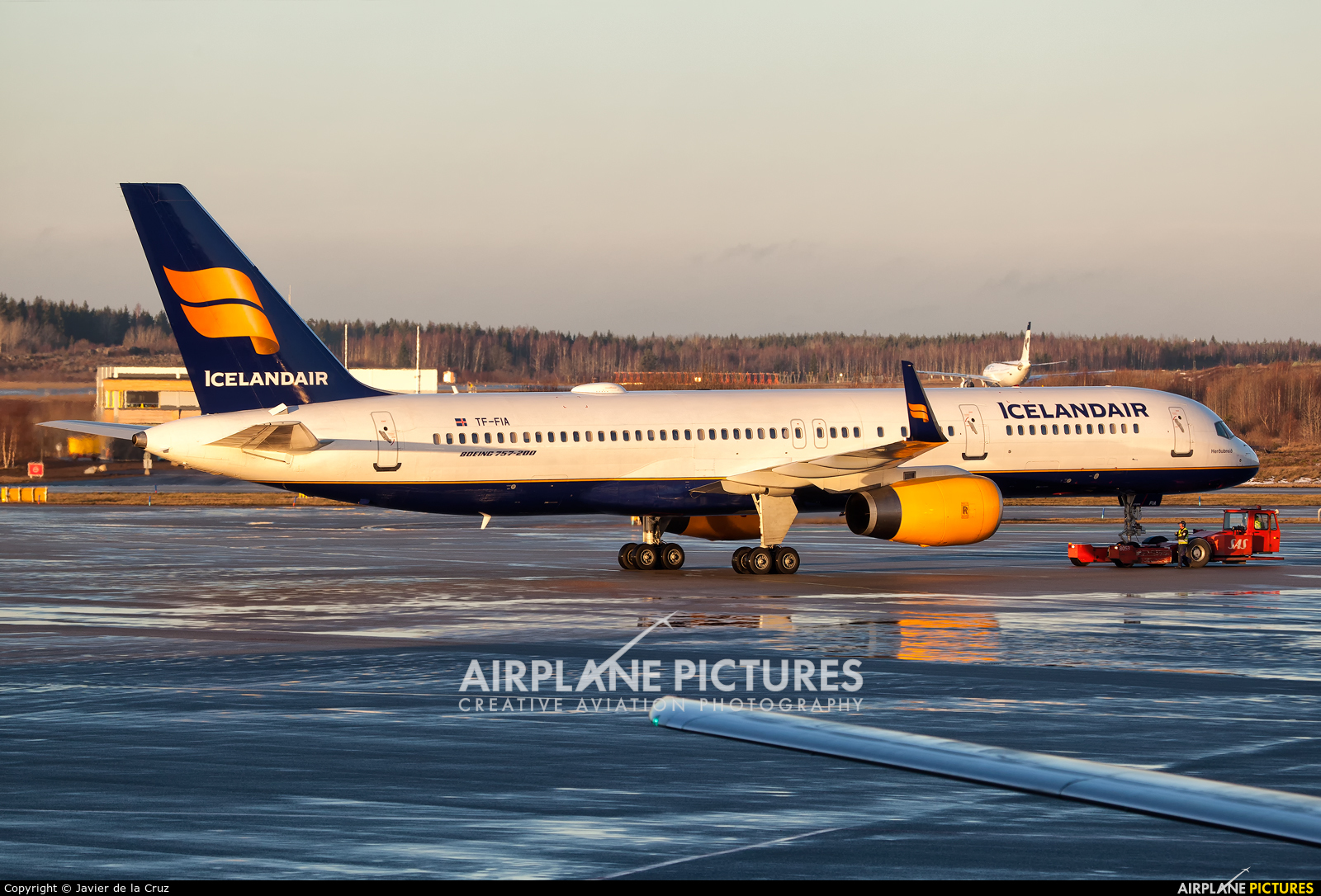 Icelandair TF-FIA aircraft at Stockholm - Arlanda