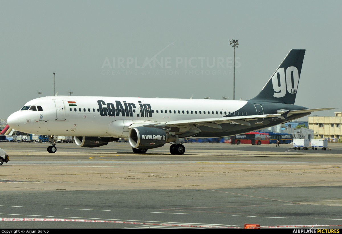 Go Air VT-GOI aircraft at Delhi - Indira Gandhi Intl