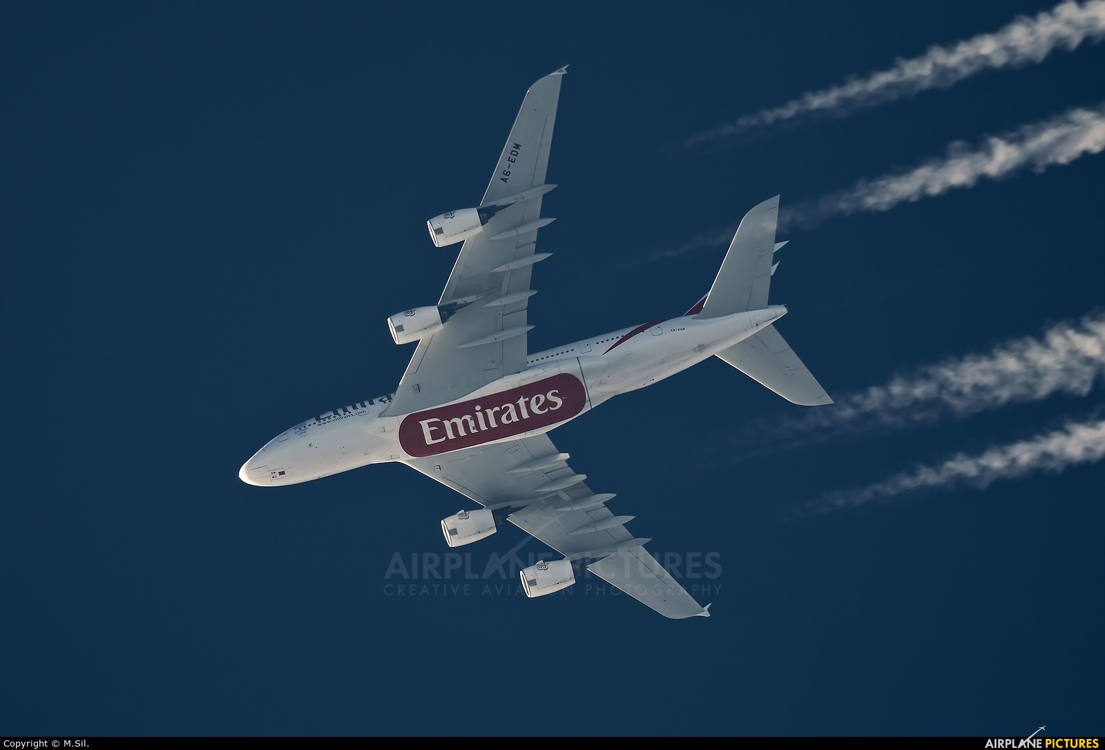 Emirates Airlines A6-EDM aircraft at Schwerin - Parchim