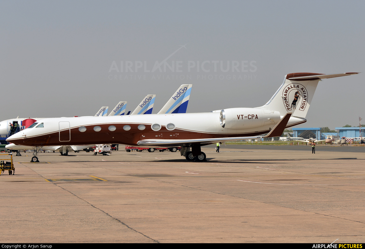 Poonawalla Aviation VT-CPA aircraft at Delhi - Indira Gandhi Intl