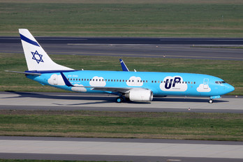 4X-EKU - El Al - UP Boeing 737-800