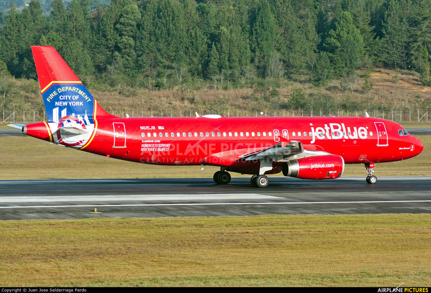 JetBlue Airways N615JB aircraft at Medellin - Jose Maria Cordova Intl