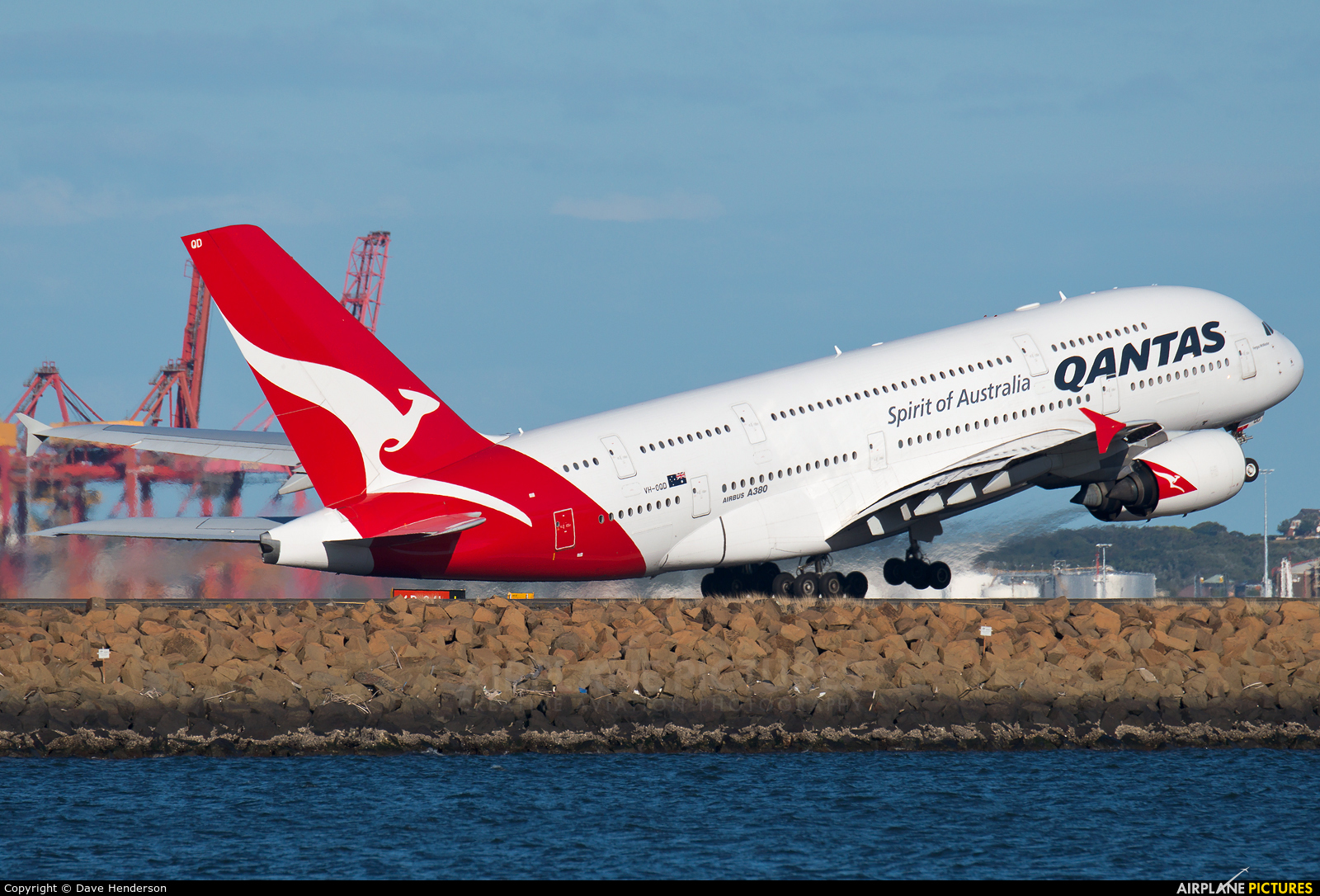 QANTAS VH-OQD aircraft at Sydney - Kingsford Smith Intl, NSW
