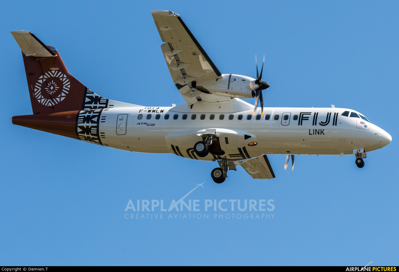 Fiji Link F-WWLX aircraft at Toulouse - Blagnac