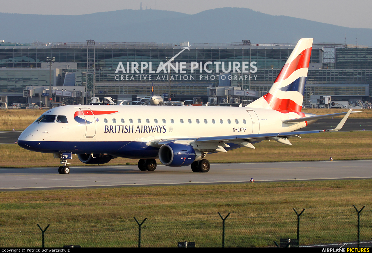British Airways - City Flyer G-LCYF aircraft at Frankfurt