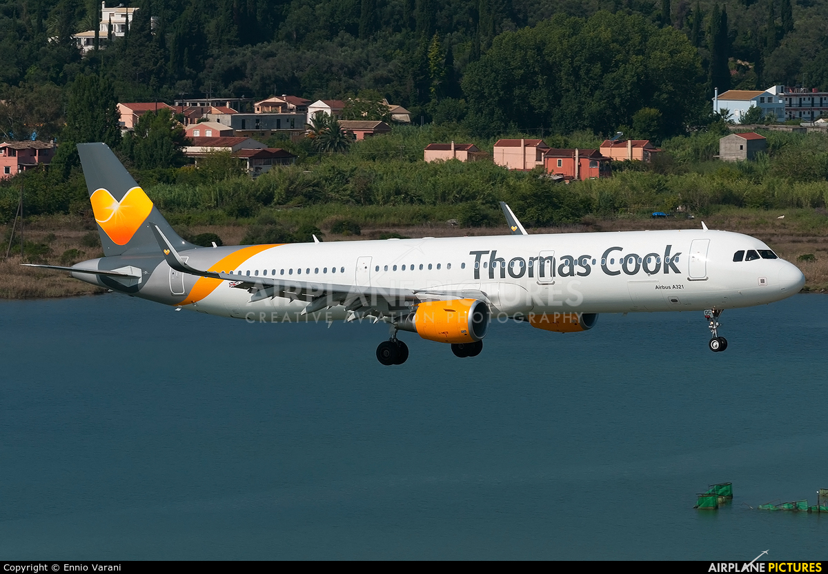 Thomas Cook G-TCDC aircraft at Corfu - Ioannis Kapodistrias