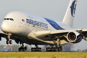 9M-MNE - Malaysia Airlines Airbus A380 aircraft