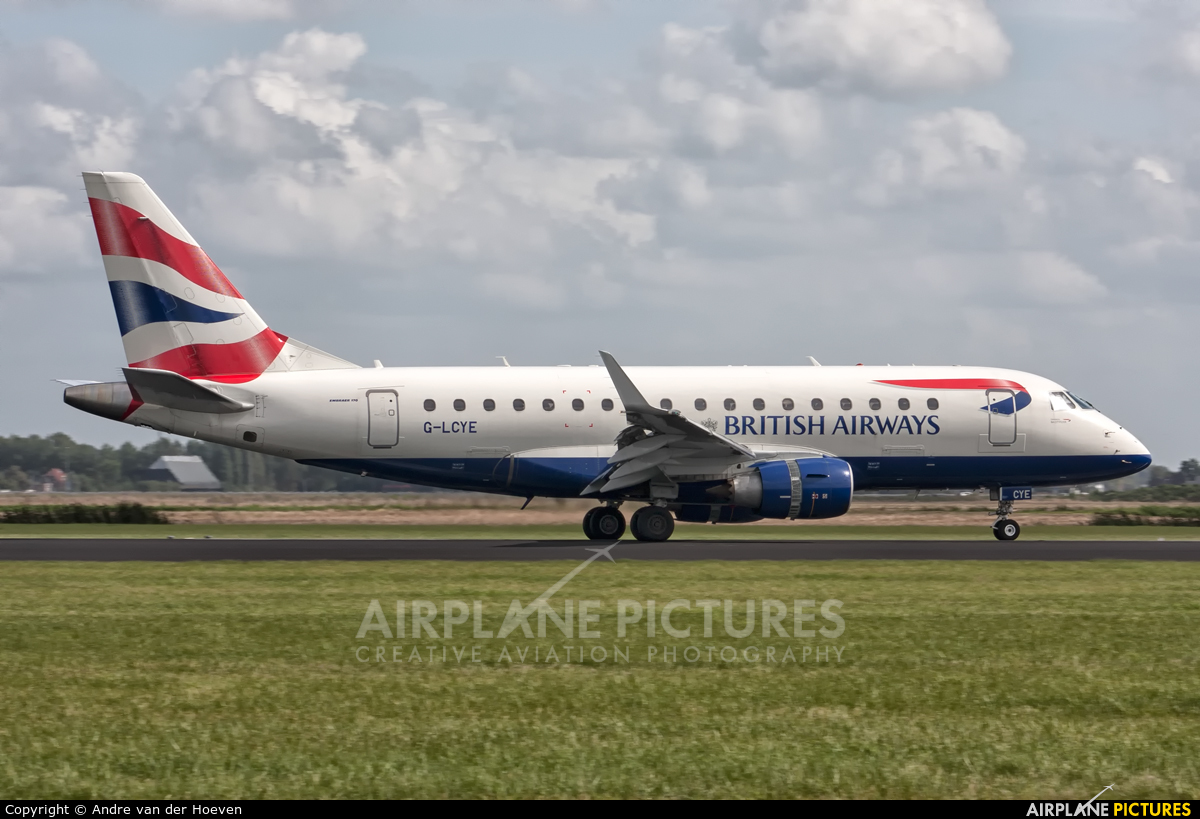 British Airways - City Flyer G-LCYE aircraft at Amsterdam - Schiphol