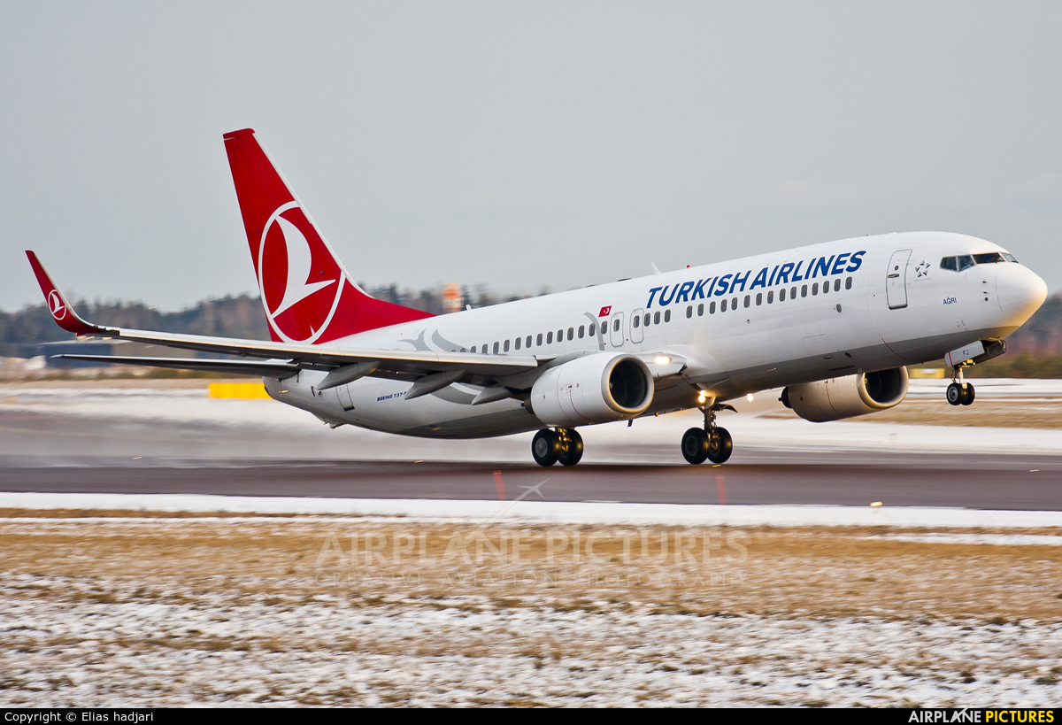 Turkish Airlines TC-JFJ aircraft at Helsinki - Vantaa