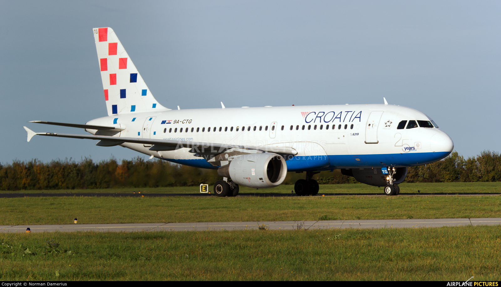 Croatia Airlines 9A-CTG aircraft at Erfurt