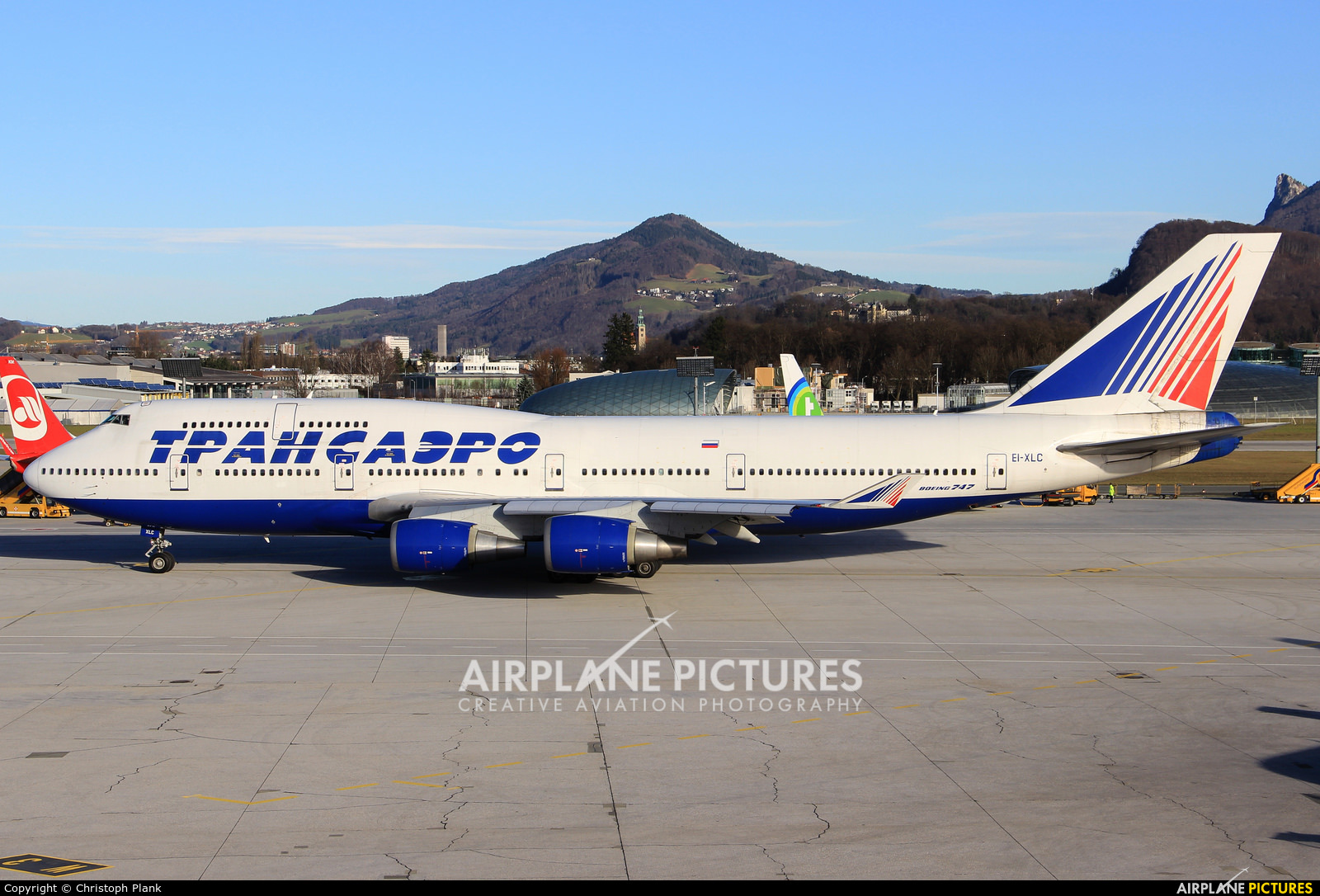 Transaero Airlines EI-XLC aircraft at Salzburg