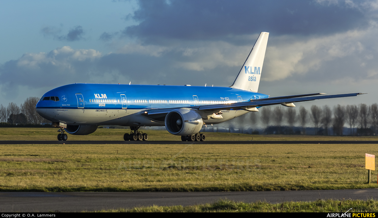 KLM Asia PH-BQI aircraft at Amsterdam - Schiphol