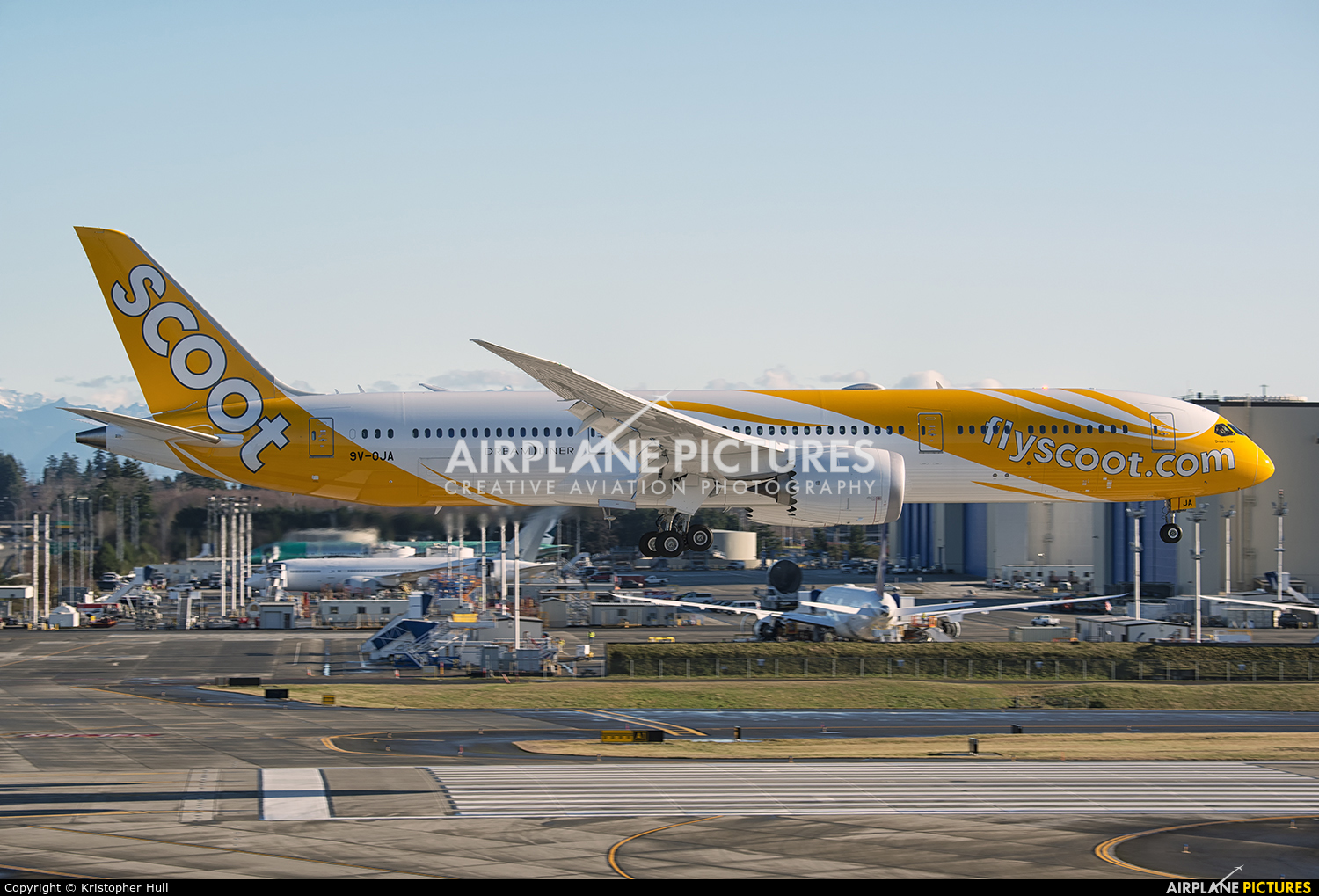 Scoot 9V-OJA aircraft at Everett - Snohomish County / Paine Field