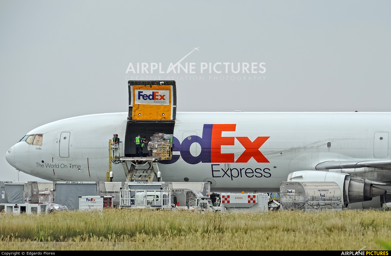 FedEx Federal Express N608FE aircraft at Miguel Hidalgo y Costilla Intl