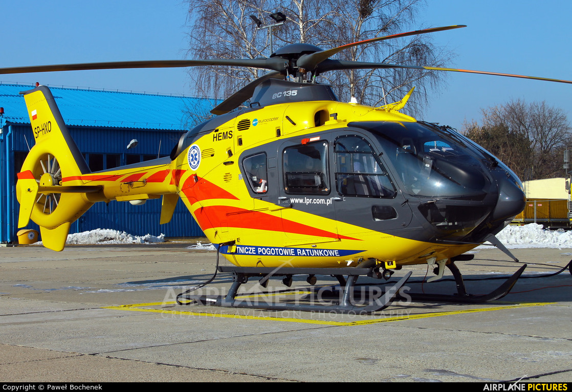 Polish Medical Air Rescue - Lotnicze Pogotowie Ratunkowe SP-HXO aircraft at Warsaw - Babice