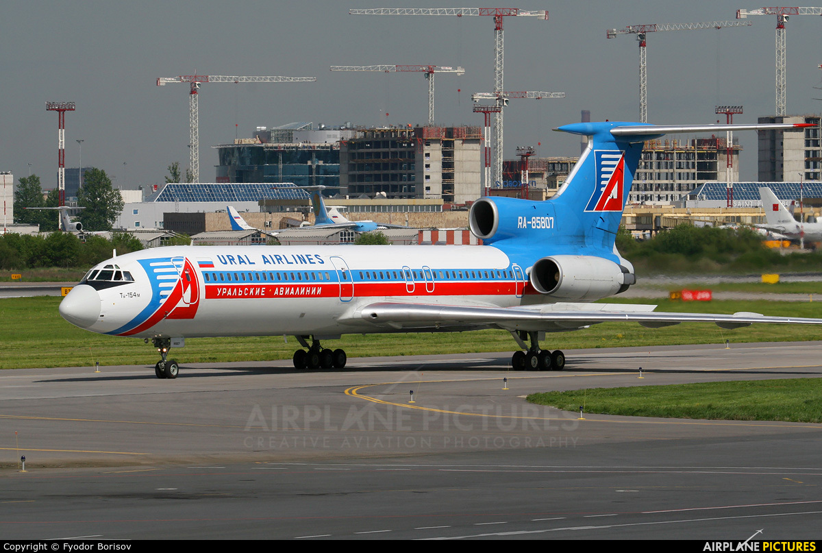 Ural Airlines RA-85807 aircraft at St. Petersburg - Pulkovo