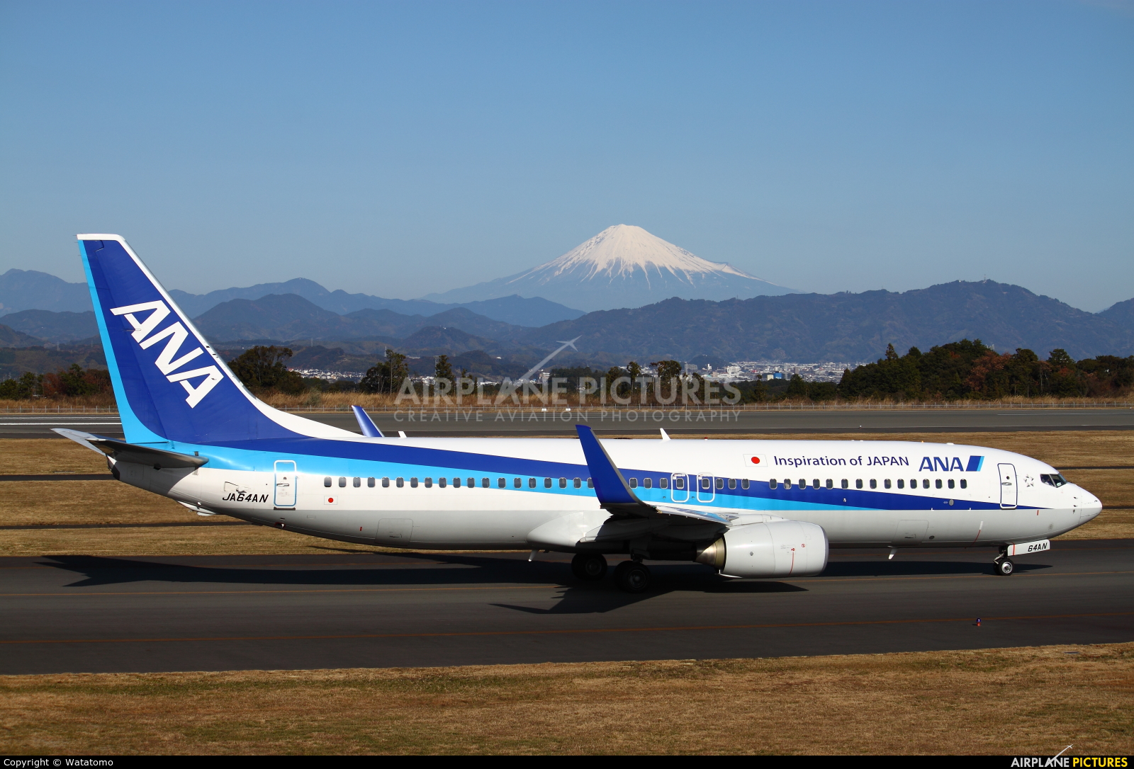 ANA - All Nippon Airways JA64AN aircraft at Shizuoka