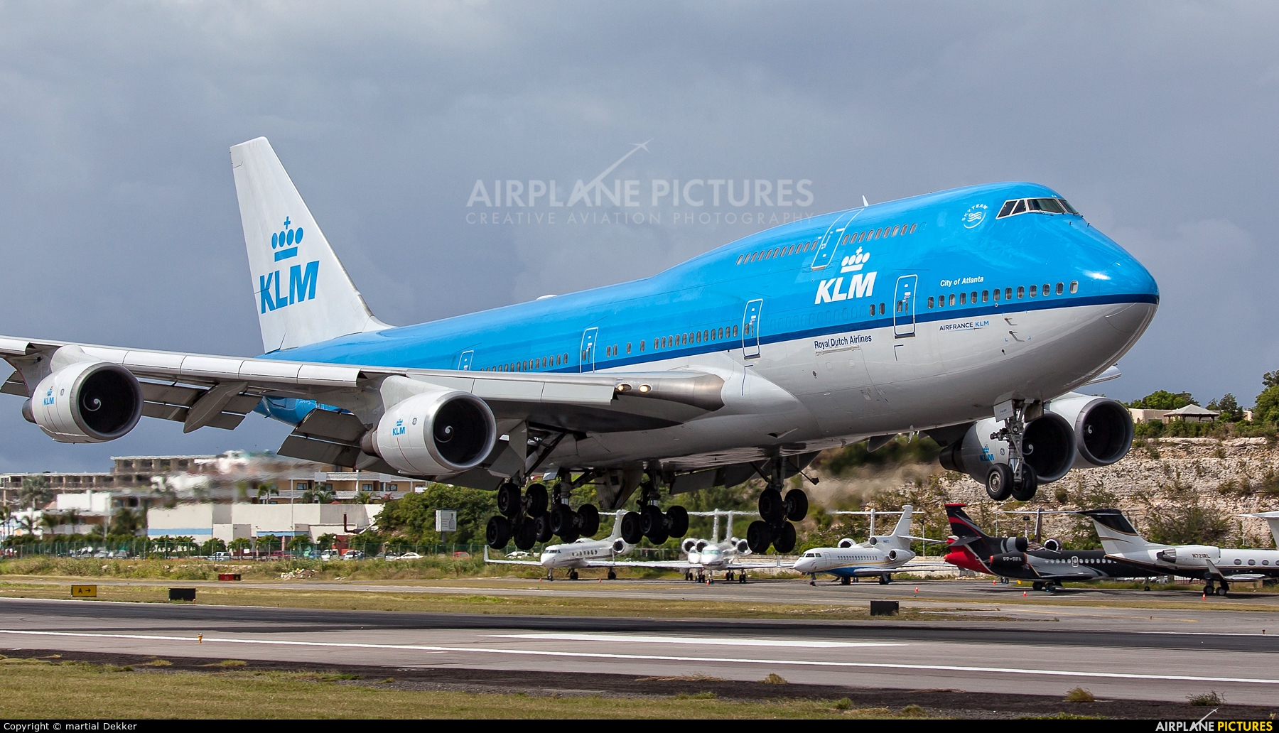 KLM PH-BFA aircraft at Sint Maarten - Princess Juliana Intl