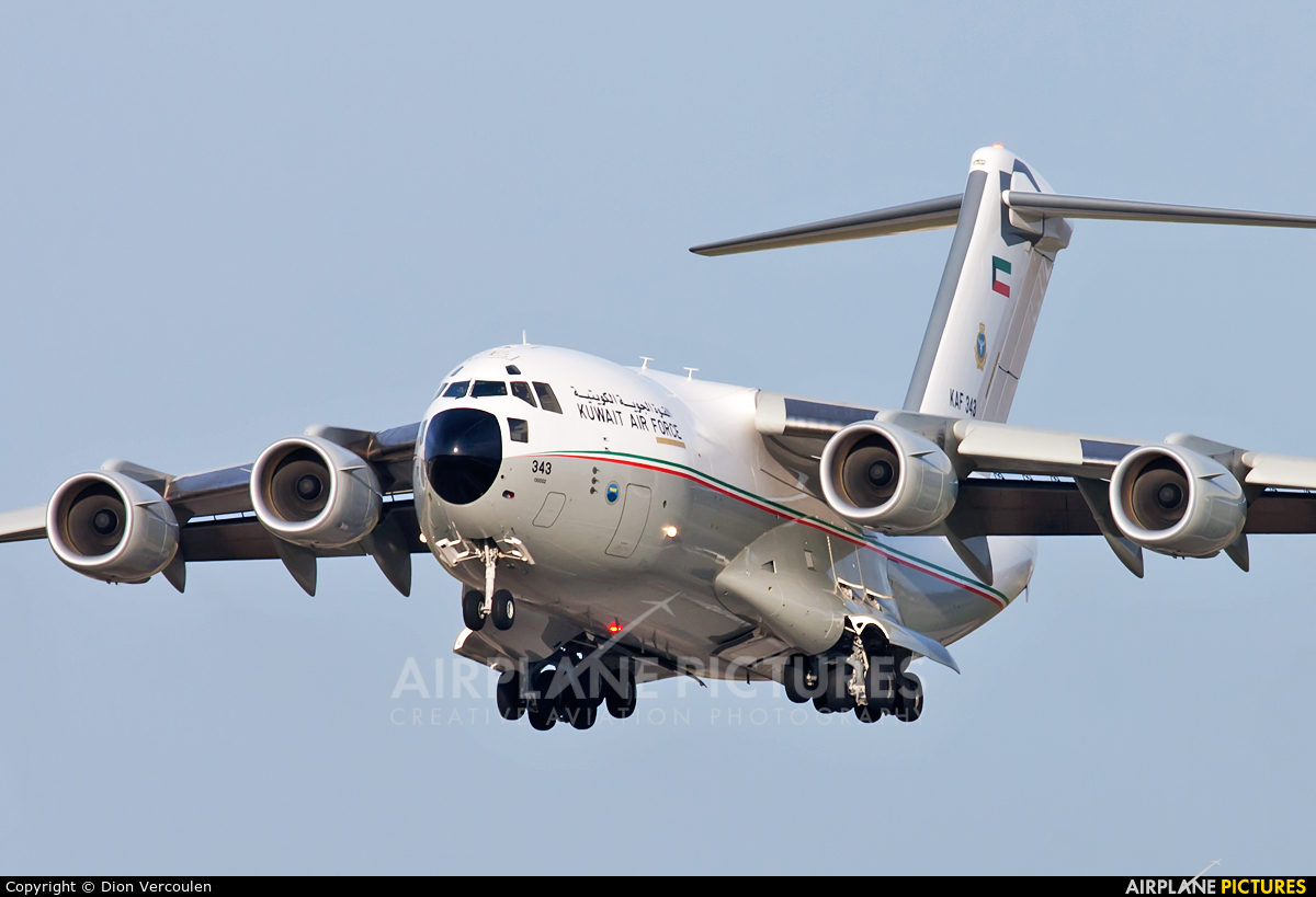 Kuwait - Air Force KAF343 aircraft at Maastricht - Aachen