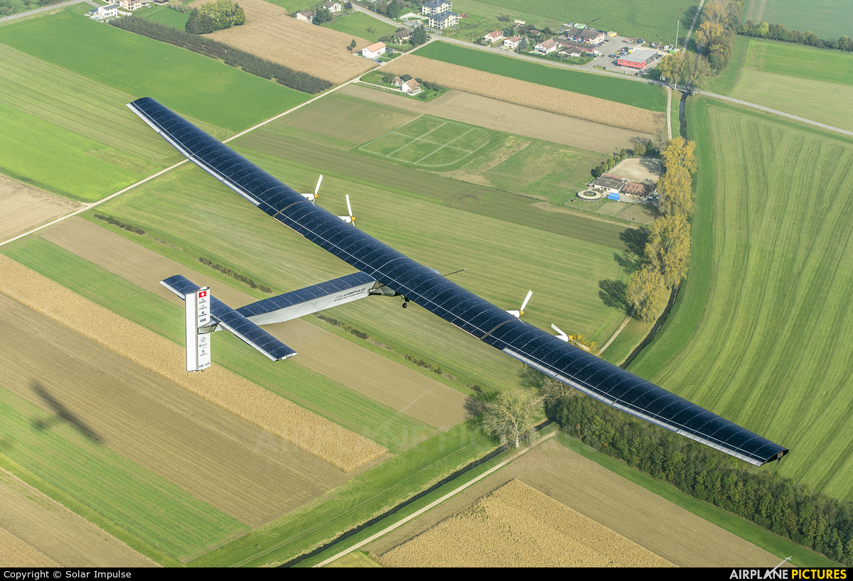 Solar Impulse HB-SIB aircraft at Payerne
