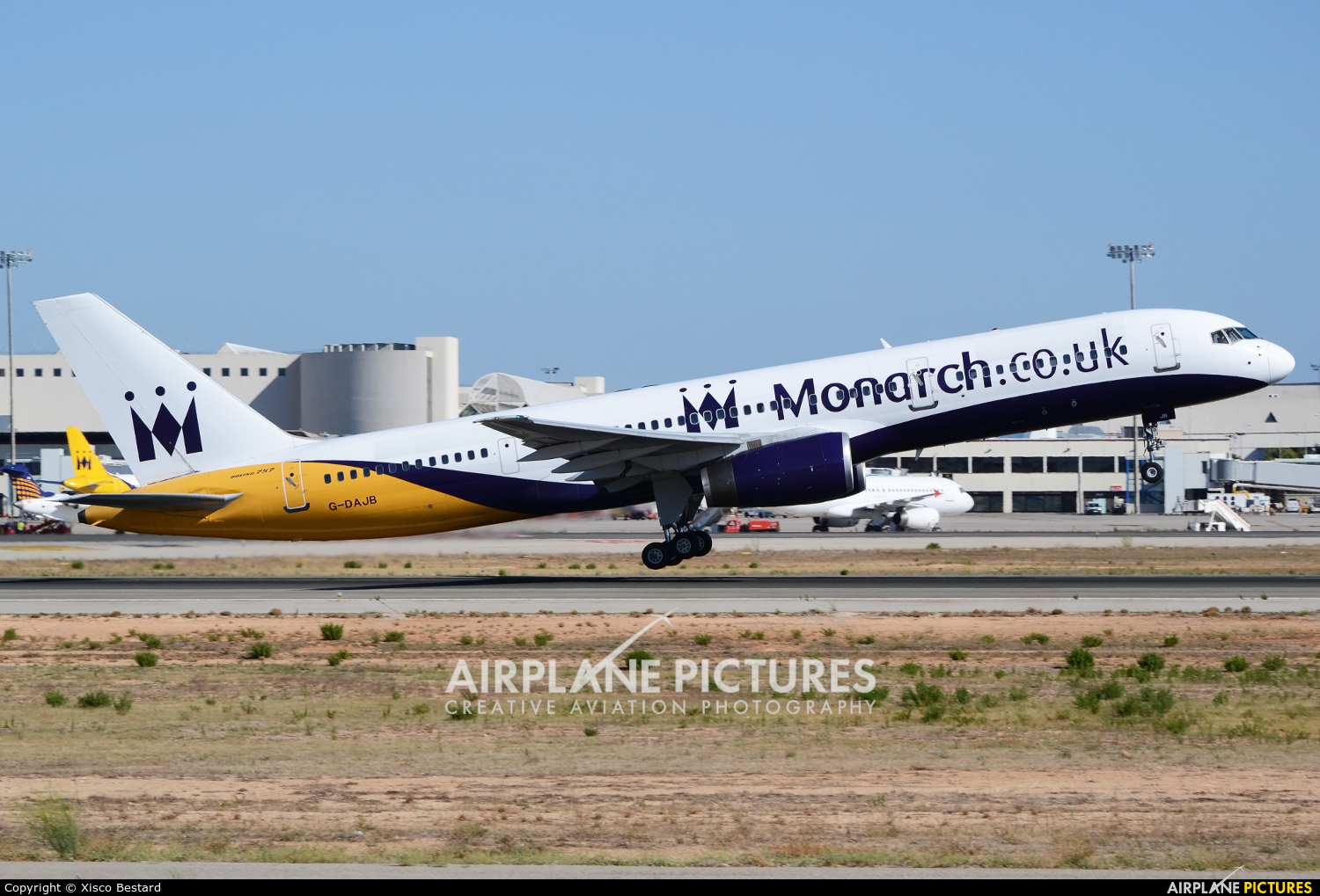 Monarch Airlines G-DAJB aircraft at Palma de Mallorca