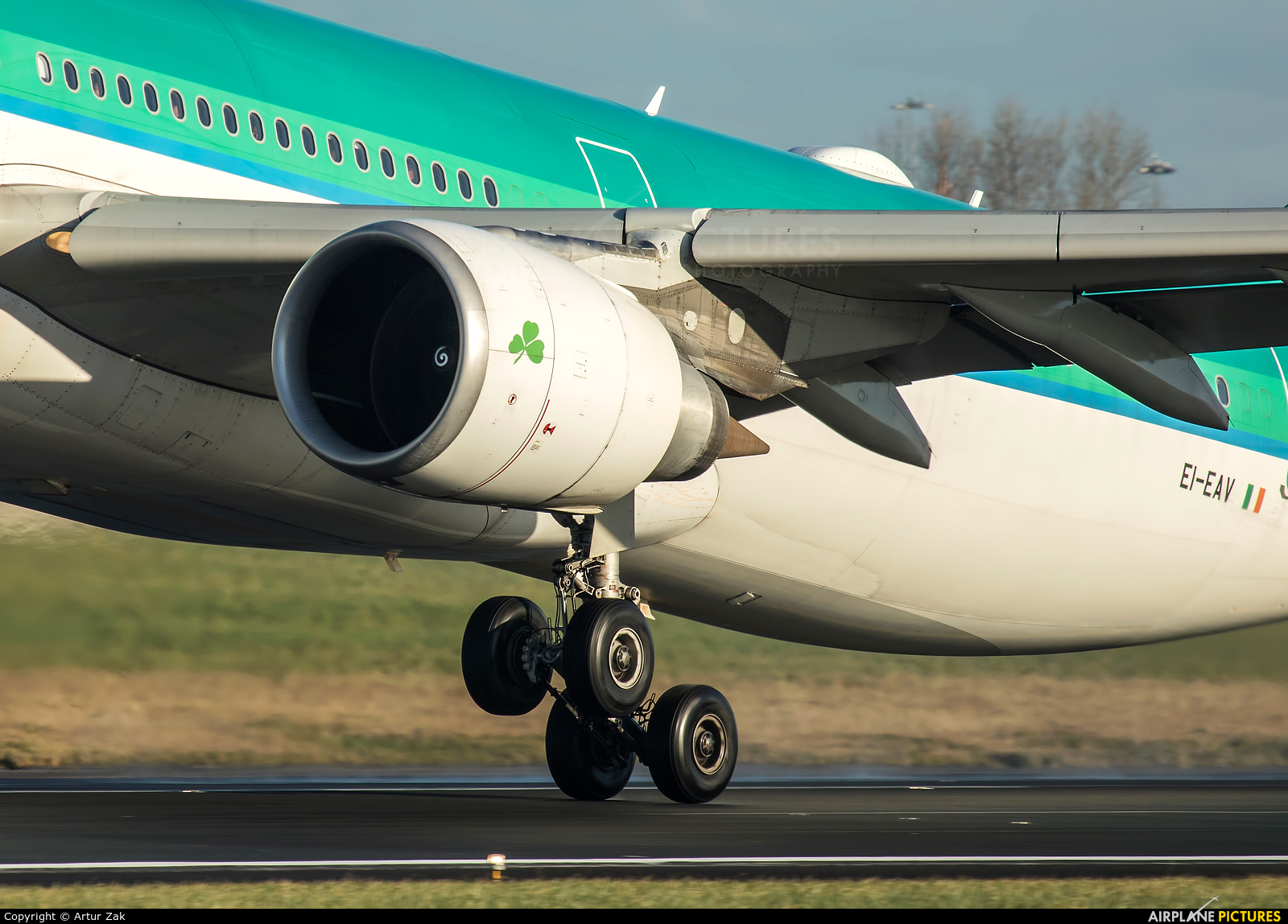 Aer Lingus EI-EAV aircraft at Dublin