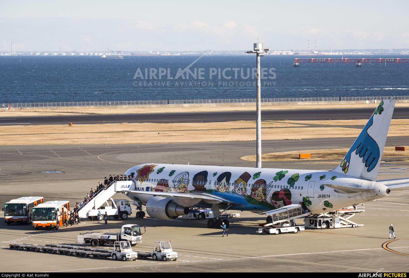 ANA - All Nippon Airways JA8674 aircraft at Tokyo - Haneda Intl