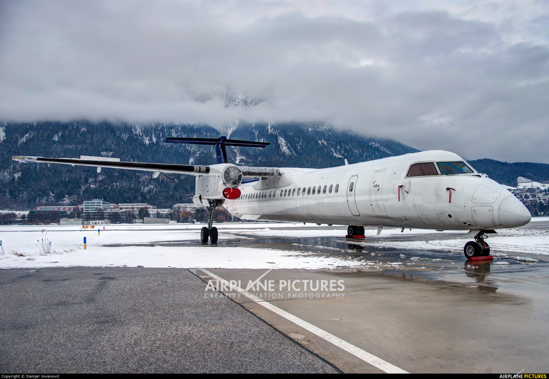 Tyrolean Airways OE-LGR aircraft at Innsbruck