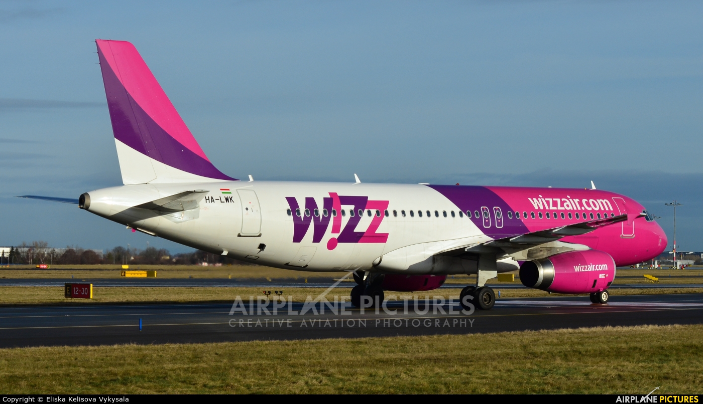 Wizz Air HA-LWK aircraft at Prague - Václav Havel