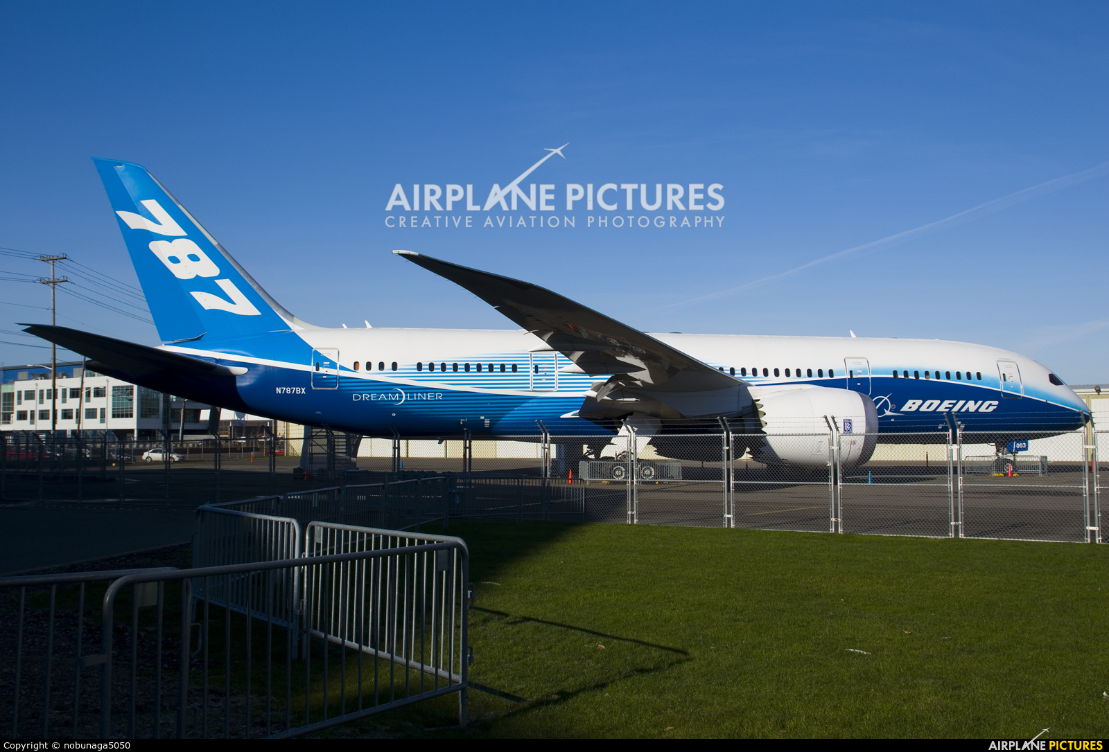 Boeing Company N787BX aircraft at Seattle - Boeing Field / King County Intl