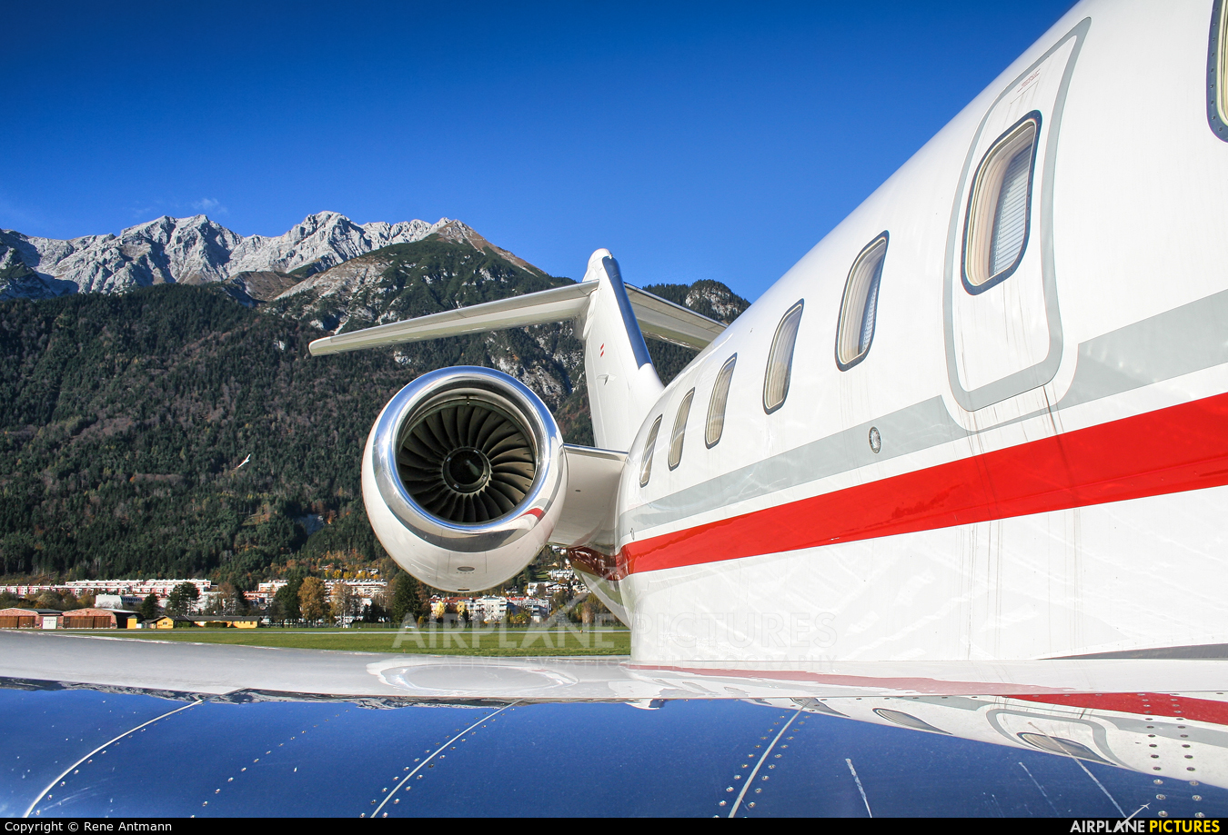 International Jet Management OE-IBC aircraft at Innsbruck