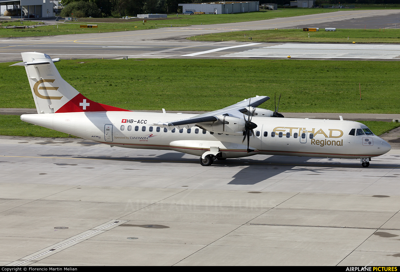 Etihad Regional - Darwin Airlines HB-ACC aircraft at Zurich