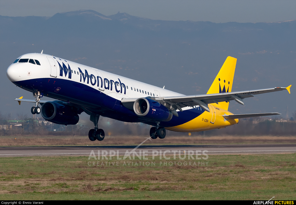 Monarch Airlines G-OZBH aircraft at Verona - Villafranca