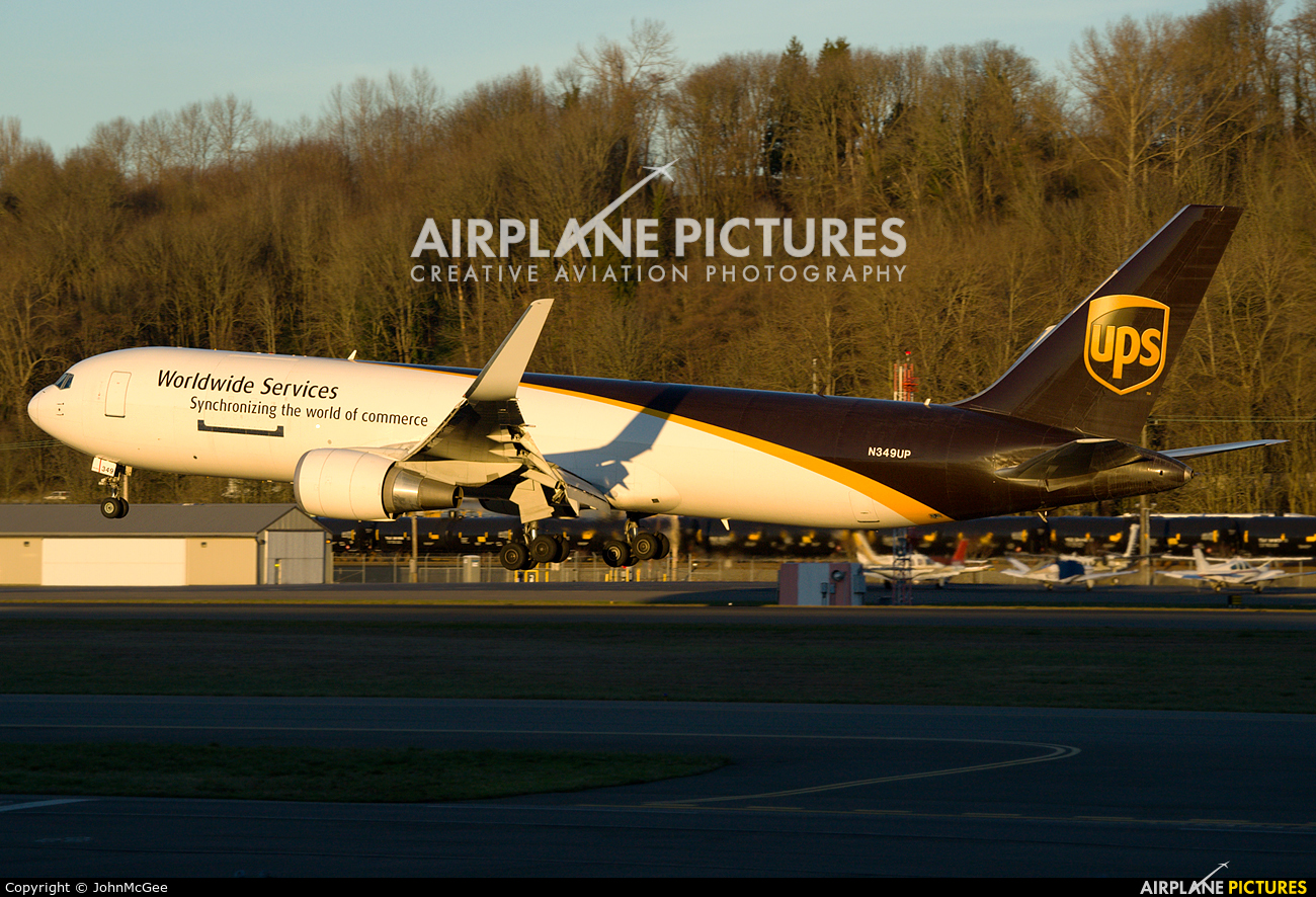UPS - United Parcel Service N349UP aircraft at Seattle - Boeing Field / King County Intl