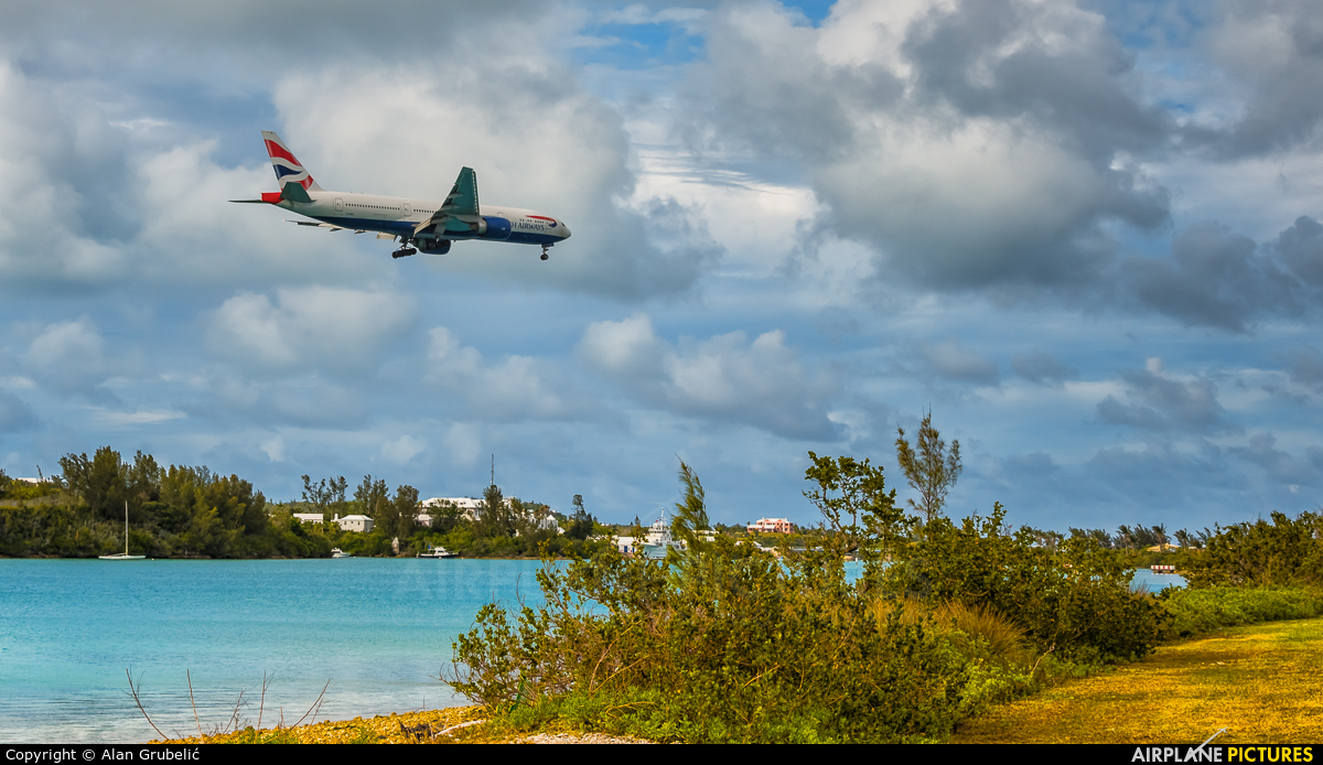 British Airways G-VIIX aircraft at Bermuda
