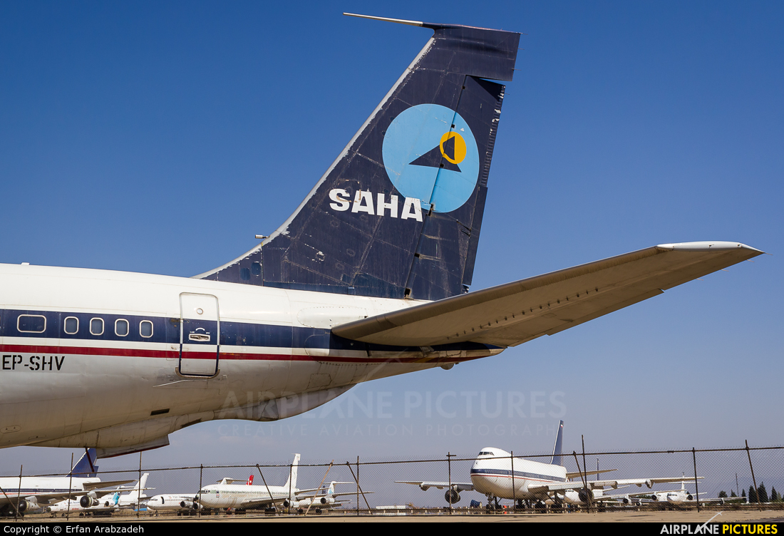 Saha Air EP-SHV aircraft at Tehran - Mehrabad Intl