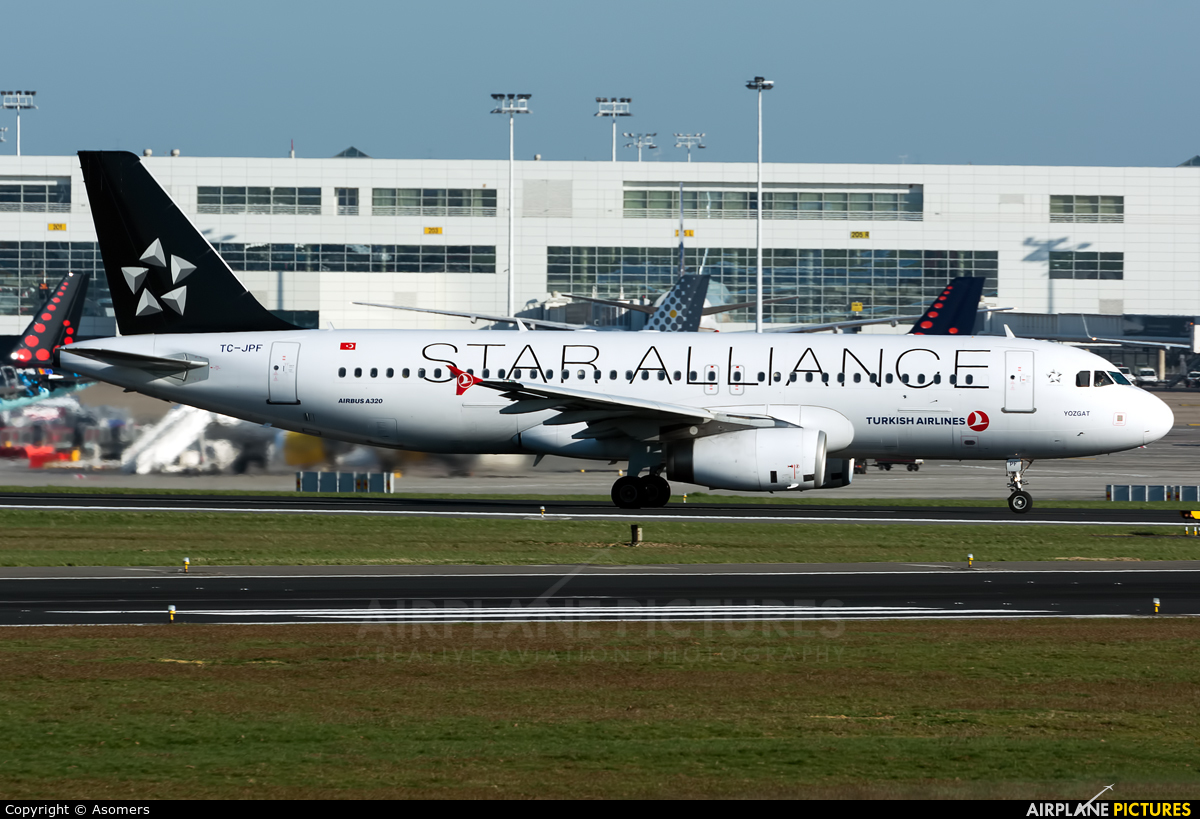 Turkish Airlines TC-JPF aircraft at Brussels - Zaventem