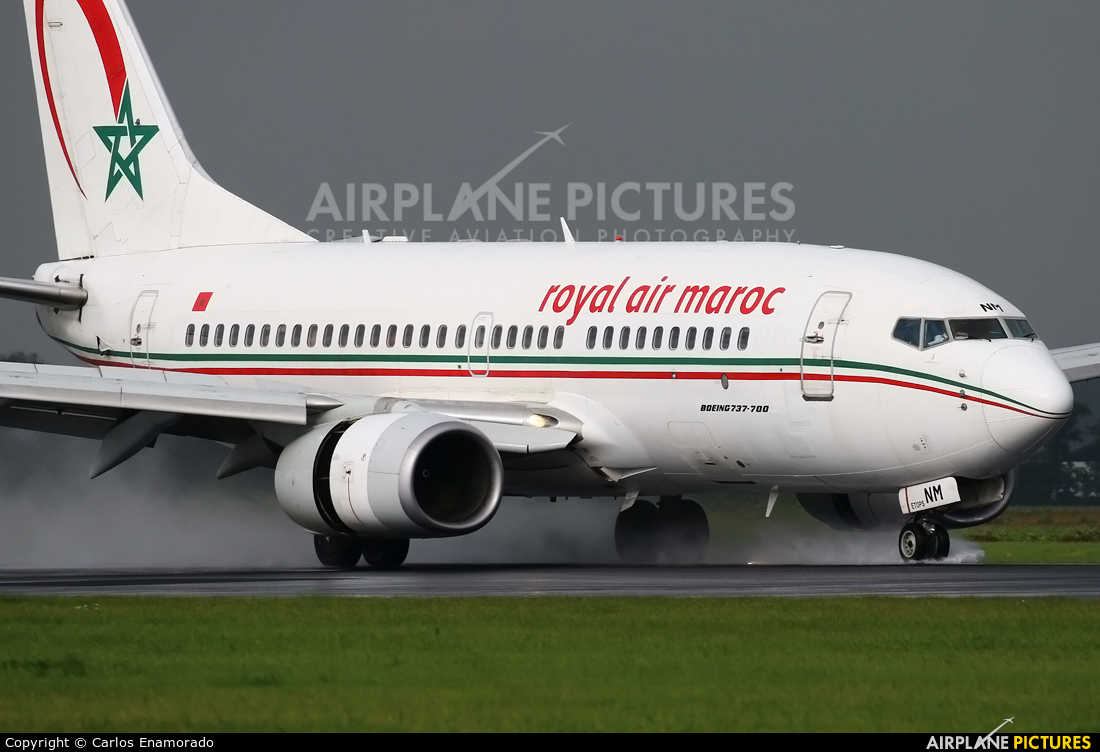 Royal Air Maroc CN-RNM aircraft at Amsterdam - Schiphol