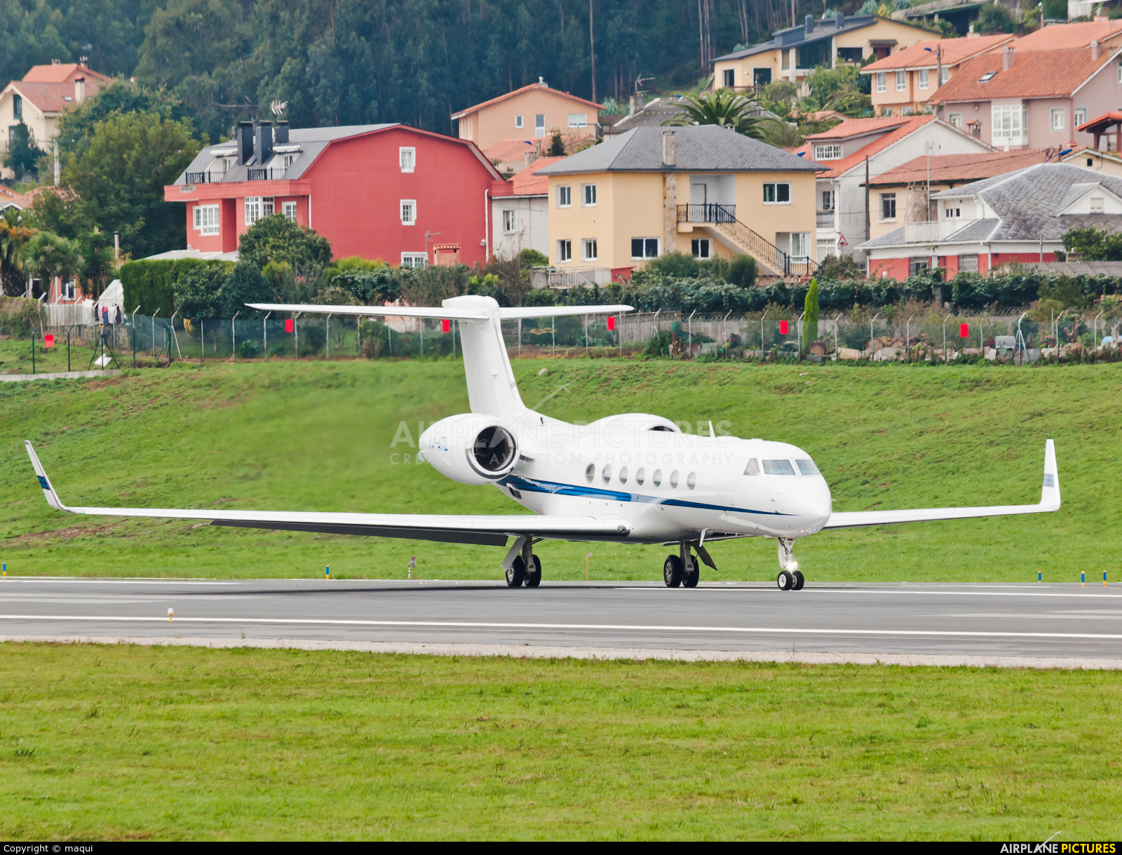 Private XA-ATL aircraft at La Coruña