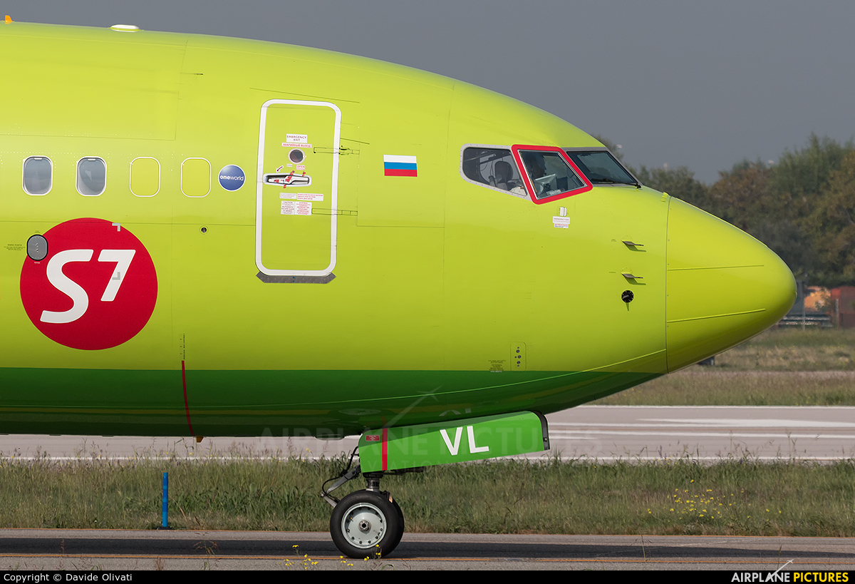 S7 Airlines VQ-BVL aircraft at Verona - Villafranca