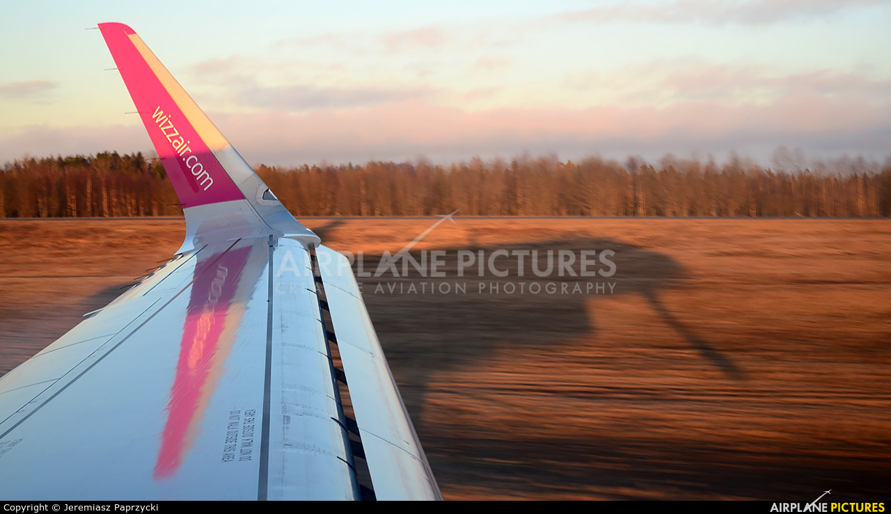 Wizz Air HA-LYG aircraft at Sandefjord - Torp