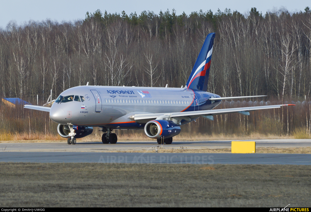 Aeroflot RA-89045 aircraft at Nizhniy Novgorod