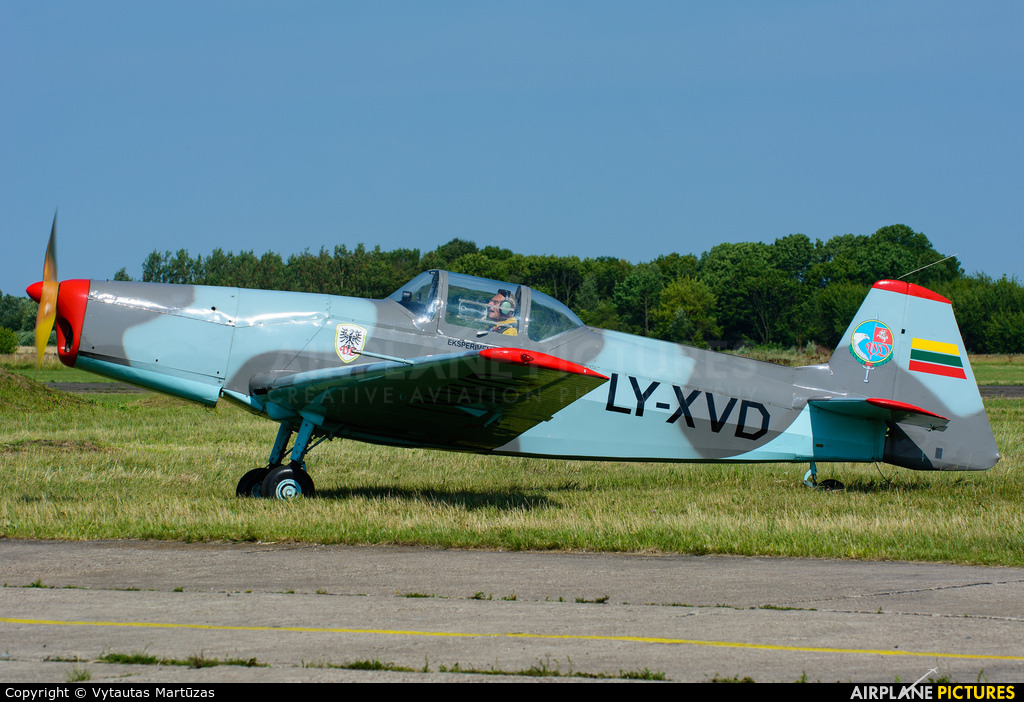 Private LY-XVD aircraft at Aleksotas - S. Dariaus and S. Gireno