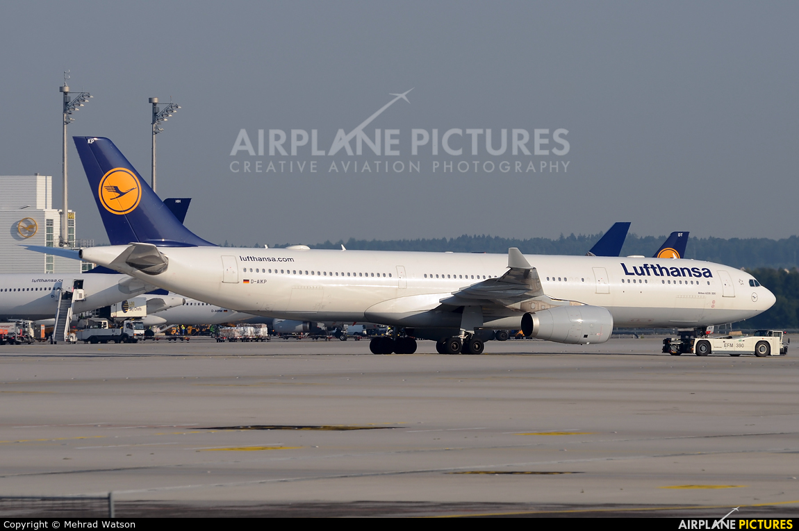Lufthansa D-AIKP aircraft at Munich
