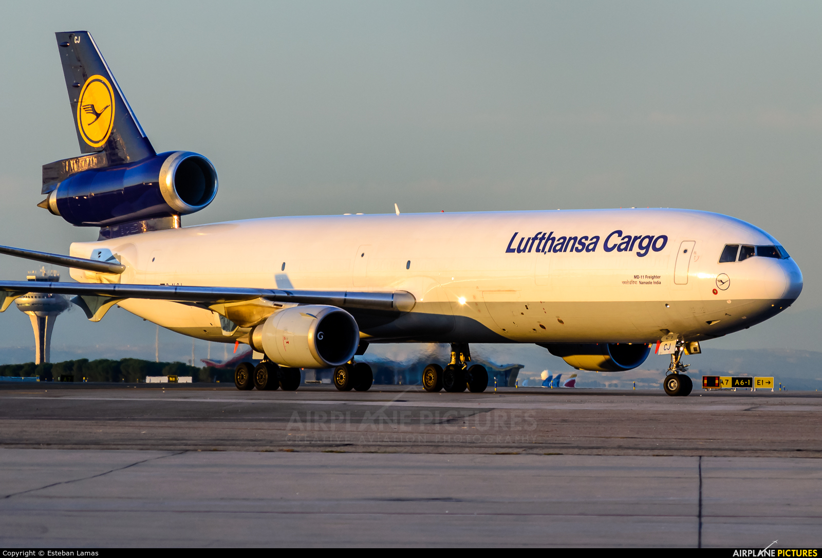 Lufthansa Cargo D-ALCJ aircraft at Madrid - Barajas