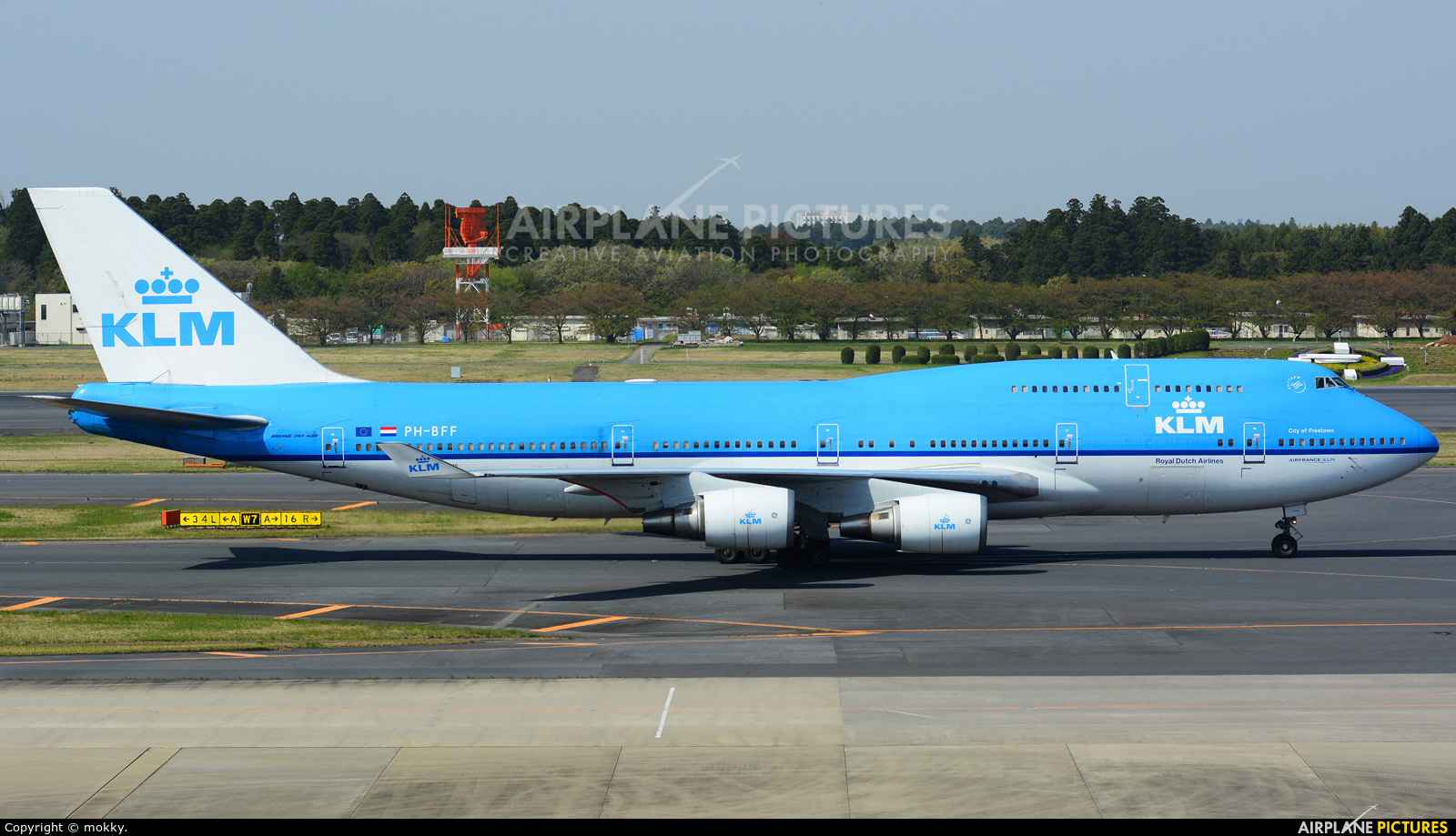 KLM PH-BFF aircraft at Tokyo - Narita Intl