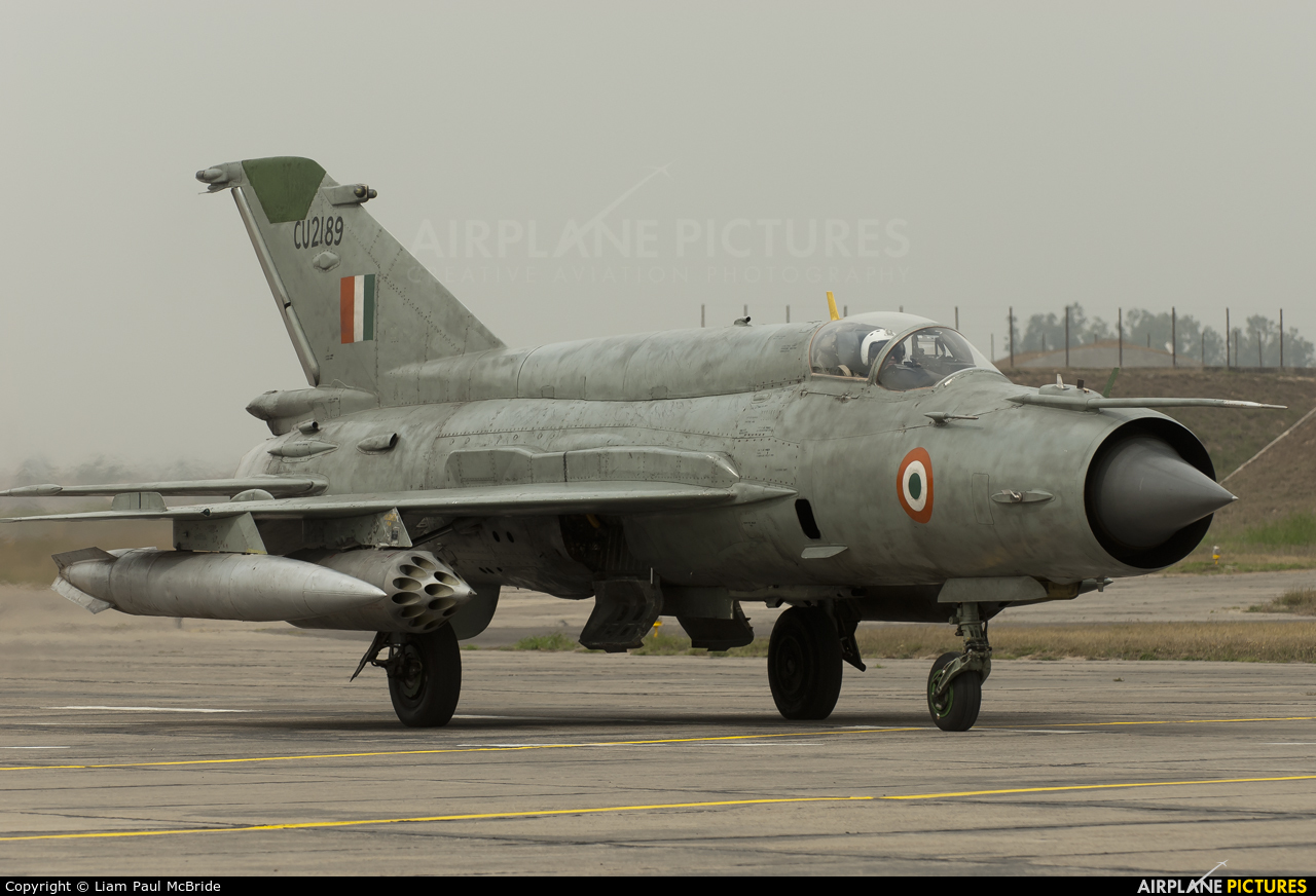 India - Air Force CU2189 aircraft at Ambala AFB