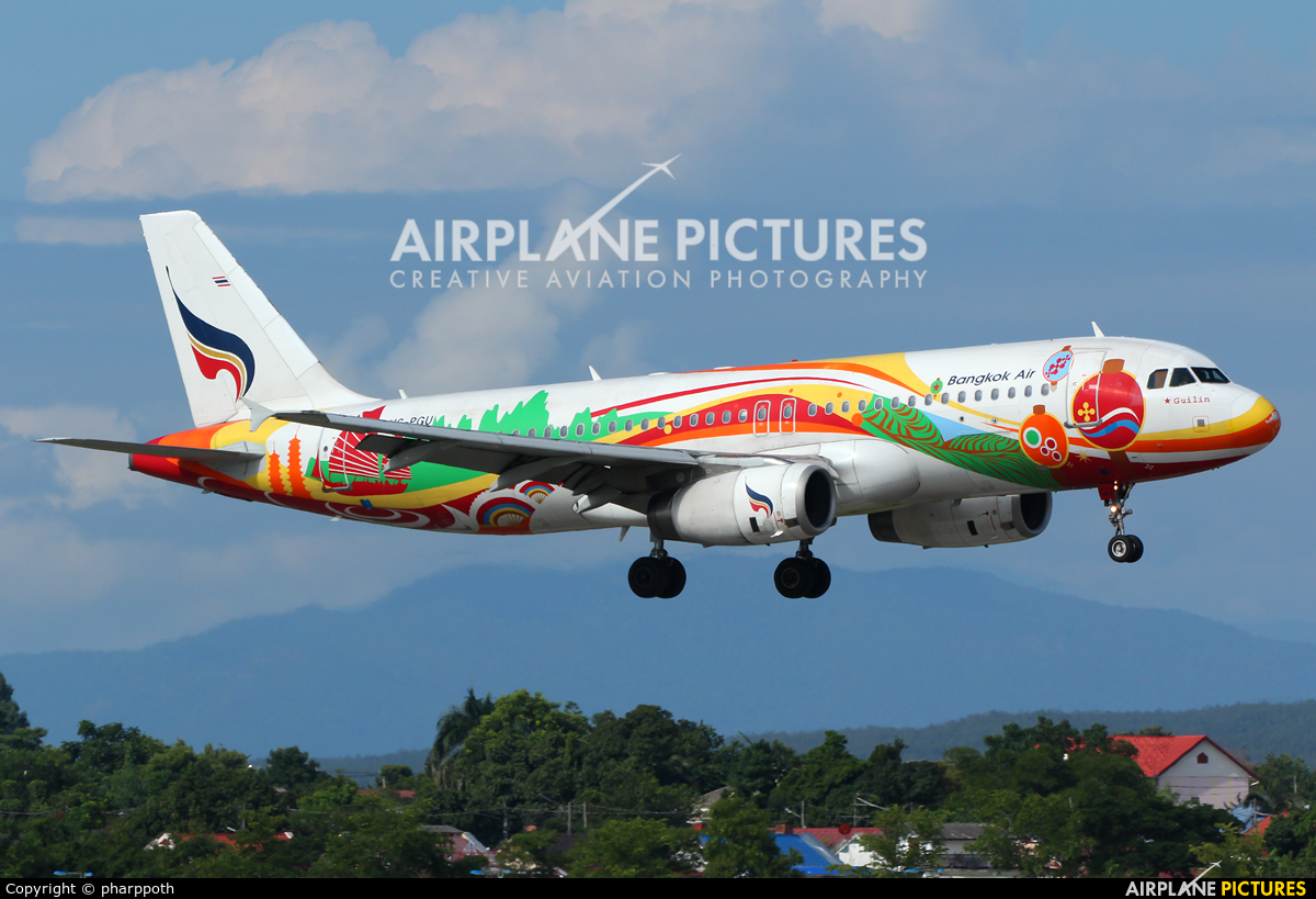 Bangkok Airways HS-PGU aircraft at Chiang-Mai