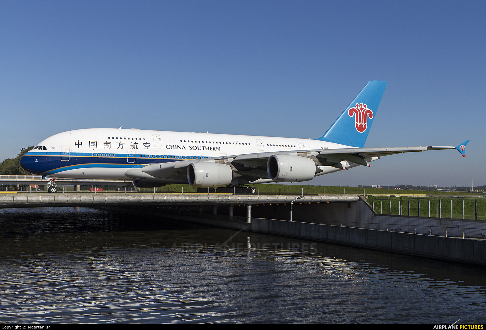 China Southern Airlines B-6137 aircraft at Amsterdam - Schiphol